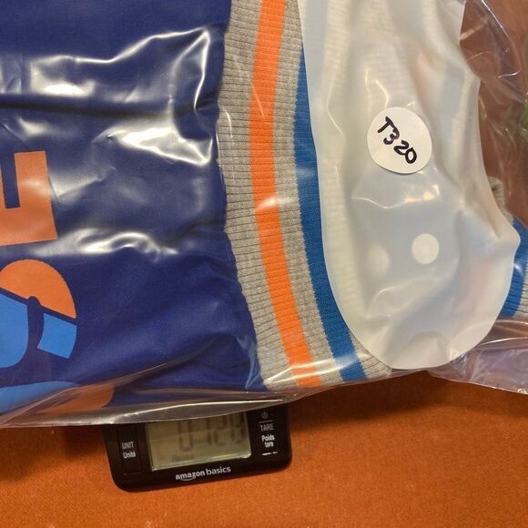 Mickey Mouse Team Disney Varsity Bomber Jacket Blue, Orange & Gray Snap Front - Picture 12 of 12